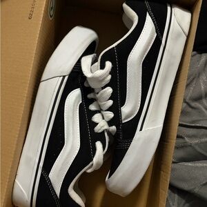 Vans Black and White Women's Shoes